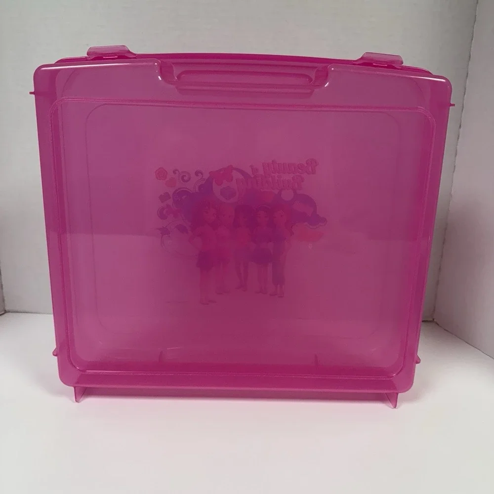 LEGO Storage Case‎ LEGO FRIENDS Beauty of Building Large Pink Clean Lightly Used